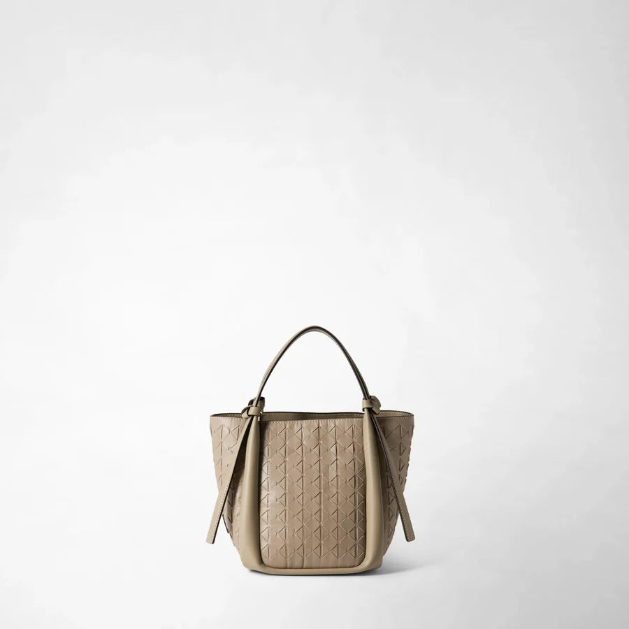 Serapian Mini Mosaico Bucket Bag - Sahara