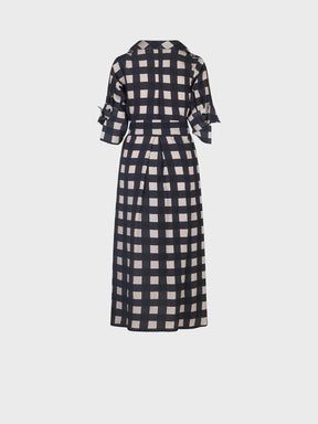 Sandro Ferrone: Checked Shirt Dress with Belt