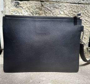 Serapian Clutch in Fine Smooth Leather – Never Used – Detachable Hand Strap