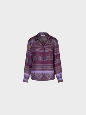 Sandro Ferrone: Printed Button-Down Blouse