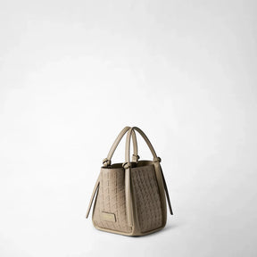 Serapian Mini Mosaico Bucket Bag - Sahara