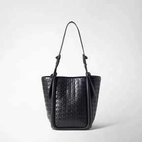 Serapian Mosaico Bucket Bag - Black
