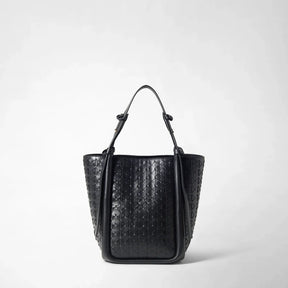 Serapian Mosaico Bucket Bag - Black