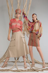 Tricot Chic: Open-Knit Zip Sweater