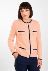 Rossana Pellegrini: Knit Cardigan – Chanel Style Textured Cardigan